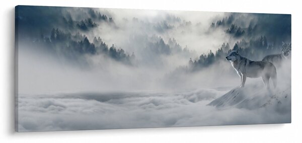 A farkasok képe (120x50 cm)