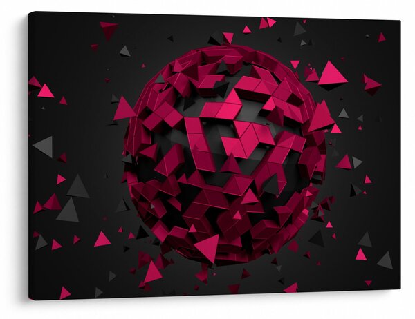 A 3D absztrakció képe (70x50 cm)