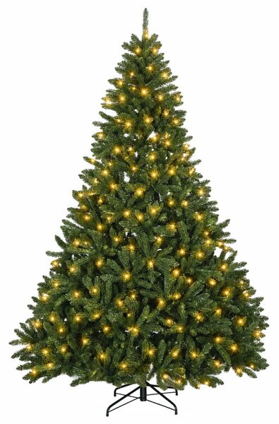 Műanyag Hajtogatós Karácsonyfa 270 cm 600 LED Meleg fehér