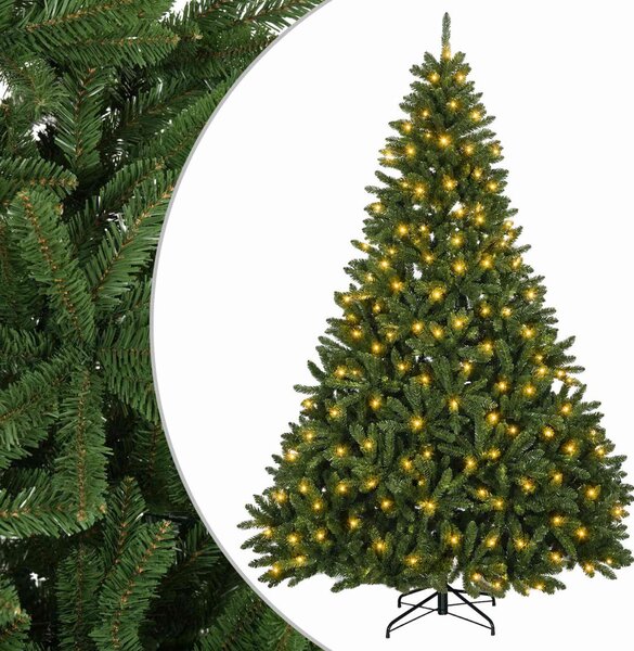 Műanyag Hajtogatós Karácsonyfa 270 cm 600 LED Meleg fehér