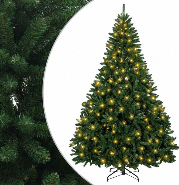 Műanyag Hajtogatós Karácsonyfa 180 cm 300 LED Meleg fehér