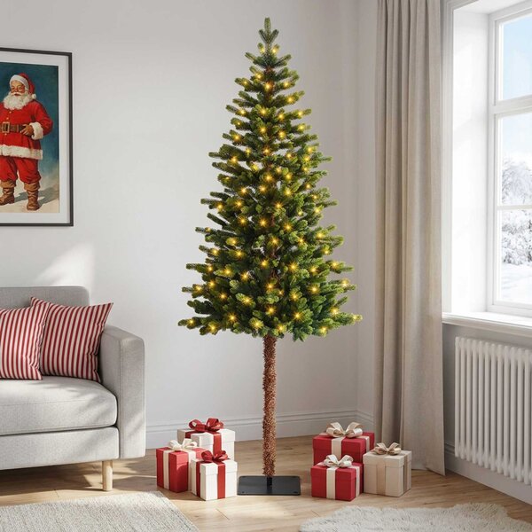 Műanyag Hajtogatós Karácsonyfa 180 cm 300 LED Meleg fehér