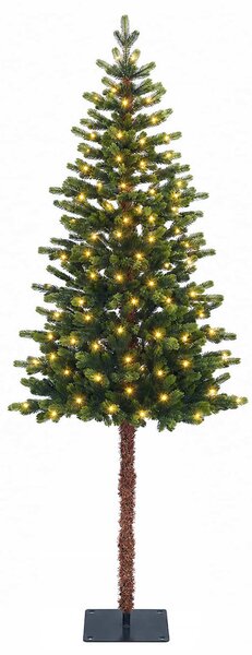 Műanyag Hajtogatós Karácsonyfa 180 cm 300 LED Meleg fehér