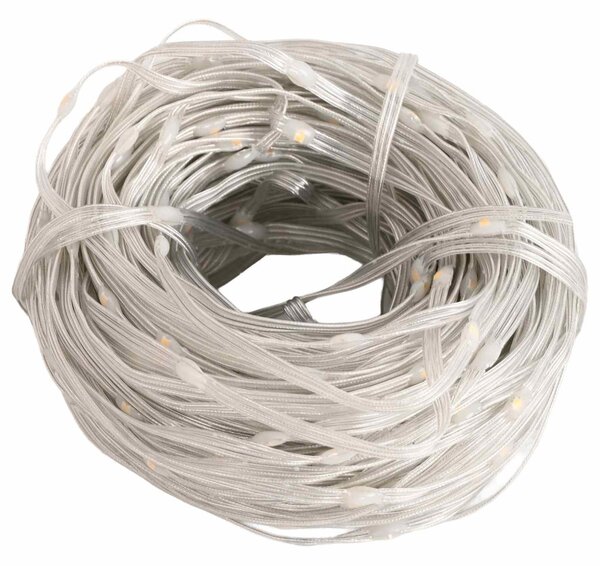 Fényfüzérek 150 LED Hideg fehér 15 m