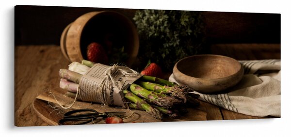 Spárga az asztalon képe (120x50 cm)