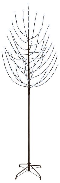 LED Karácsonyi Fenyő Fekete 210 cm Acél 180 LED