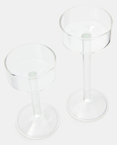 Sinsay - Átlátszó gyertyatartó készlet 2 pack - clear