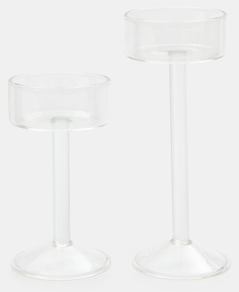 Sinsay - Átlátszó gyertyatartó készlet 2 pack - clear