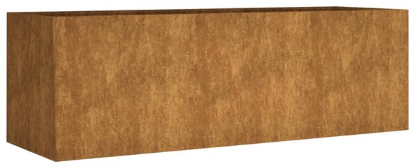 Corten acél kerti magaságyás 120 x 40 x 40 cm