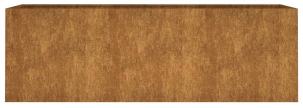 Corten acél kerti magaságyás 120 x 40 x 40 cm