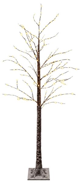 Havas LED-es karácsonyfa Barna 22 x 22 x 180 cm Műanyag 319 LED