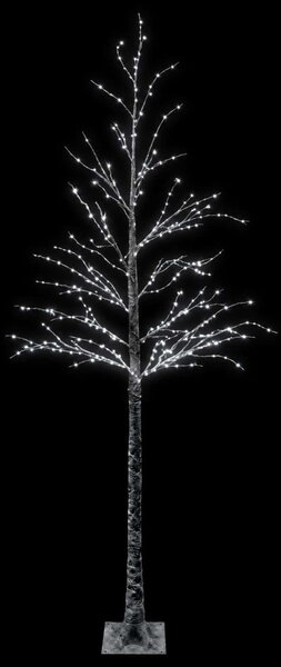 Havas LED-es karácsonyfa Barna 25 x 25 x 210 cm Műanyag 406 LED