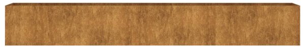 Corten acél kerti magaságyás 280x40x40 cm