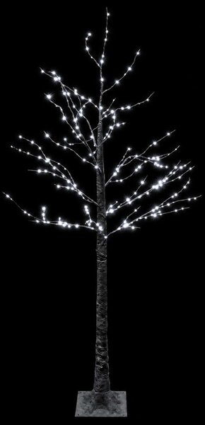 Havas LED-es karácsonyfa Barna 22 x 22 x 150 cm Műanyag 232 LED