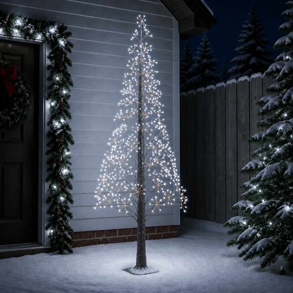 Karácsonyi csillagfény Barna 240 cm Műanyag 688 LED