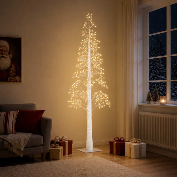 Karácsonyi csillagfény Fehér 180 cm Műanyag 432 LED
