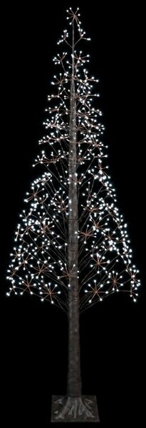 Karácsonyi csillagfény Barna 240 cm Műanyag 688 LED