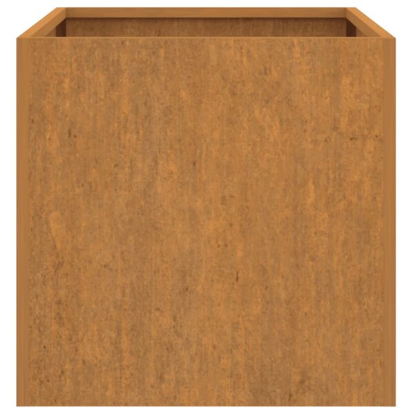 Corten acél növénytartó 62x30x29 cm