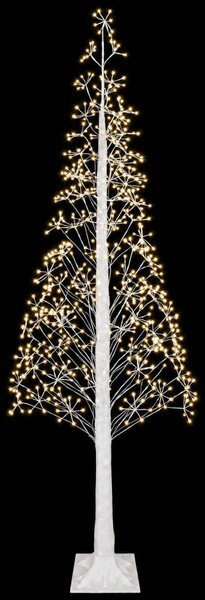 Karácsonyi csillagfény Fehér 25 x 25 x 240 cm Műanyag 688 LED