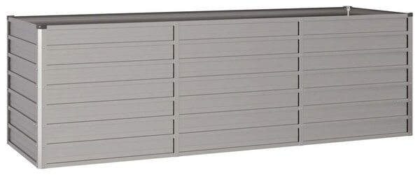 Rozsda színű corten acél kerti magaságyás 240 x 80 x 77 cm