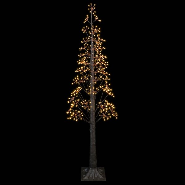 Karácsonyi csillagfény Barna 17 x 17 x 180 cm Műanyag 432 LED