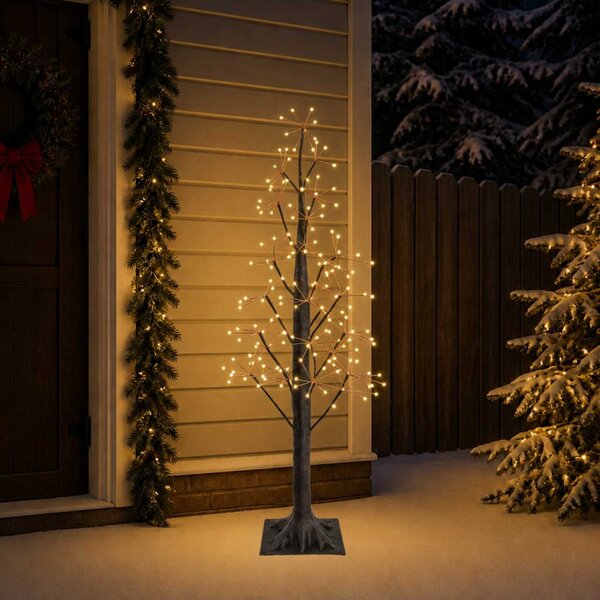 Karácsonyi csillagfény Barna 150 cm Műanyag 304 LED