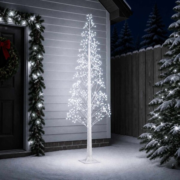 Karácsonyi csillagfény Fehér 25 x 25 x 210 cm Műanyag 560 LED