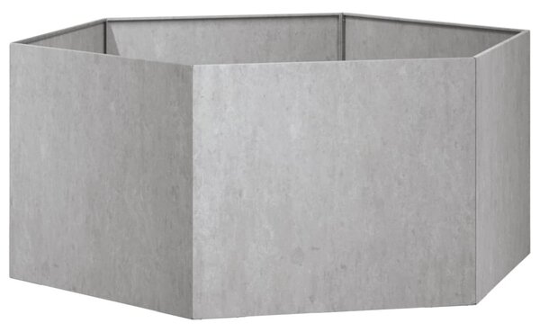 Rozsda színű corten acél növénytartó 90 x 90 x 45 cm