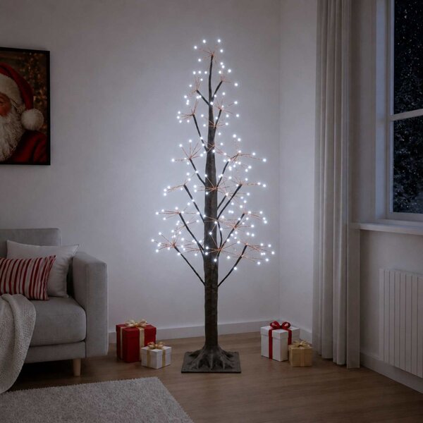 Karácsonyi csillagfény Barna 17 x 17 x 150 cm Műanyag 304 LED
