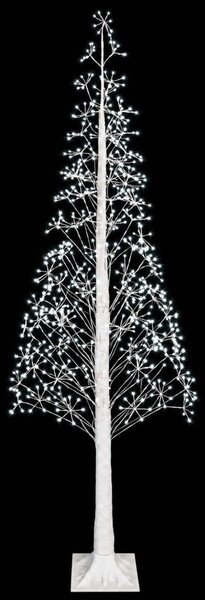 Karácsonyi csillagfény Fehér 25 x 25 x 240 cm Műanyag 688 LED