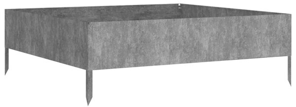 Corten acél kerti magaságyás 100x100x33,5 cm