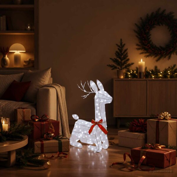 3D karácsonyi rénszarvas LOVIISA 140 LED Hideg fehér