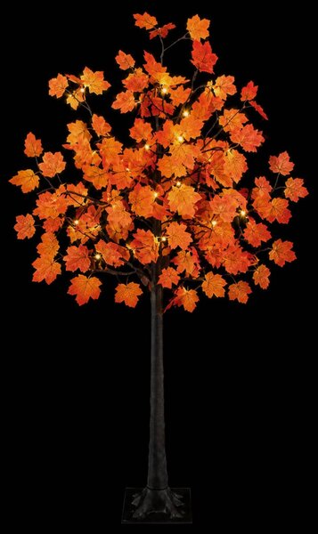 LED juharfa karácsonyfa Barna 120 cm Műanyag 48 LED