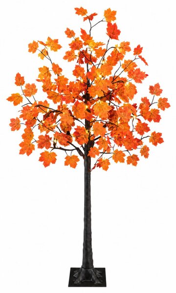 LED juharfa karácsonyfa Barna 120 cm Műanyag 48 LED