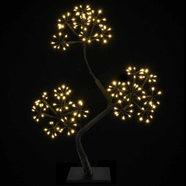 S-alakú LED-es karácsonyfa 2 db Fekete 45 cm Műanyag 336 LED