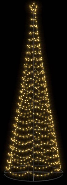 LED spirál karácsonyfa talppal EKENAS 400 cm 588 LED