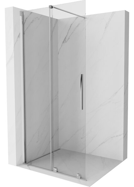 Mexen Velar Walk-in toló zuhanyfal 70 x 200 cm, átlátszó 8 mm, króm - 871-070-000-03-01
