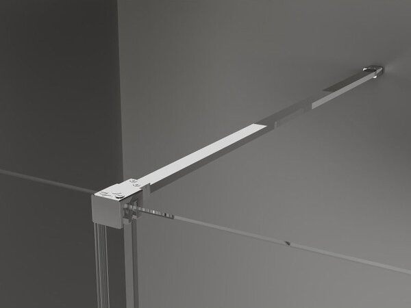 Mexen Velar Walk-in toló zuhanyfal 70 x 200 cm, átlátszó 8 mm, króm - 871-070-000-03-01