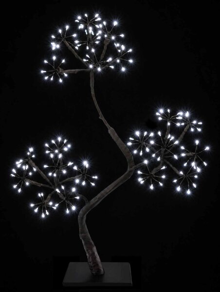 S-alakú LED-es karácsonyfa 2 db Fekete 18 x 18 x 45 cm Műanyag