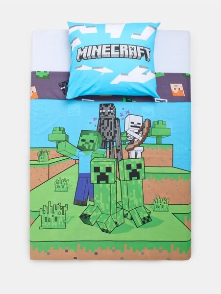 Sinsay - Pamut ágynemű Minecraft - többszínű