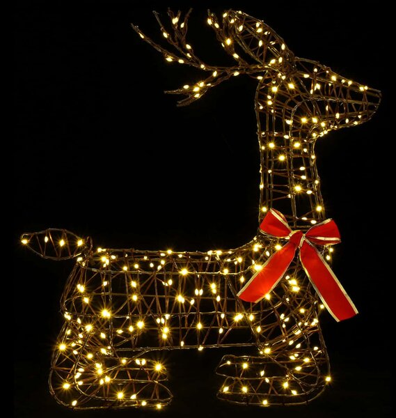 3D karácsonyi rénszarvas LOVIISA 280 LED Meleg fehér