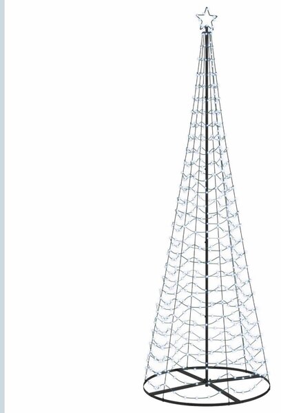 LED spirál karácsonyfa talppal EKENAS 300 cm 475 LED