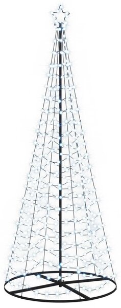 LED spirál karácsonyfa talppal EKENAS 250 cm 370 LED