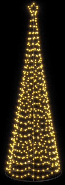 LED spirál karácsonyfa talppal EKENAS 300 cm 475 LED