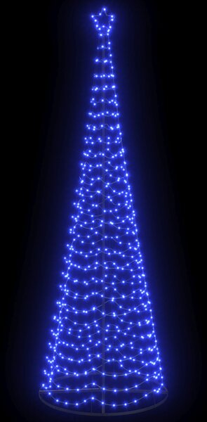 LED spirál karácsonyfa talppal EKENAS 300 cm 475 LED Kék