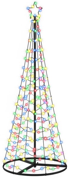 LED spirál karácsonyfa talppal EKENAS 180 cm 220 LED Többszínű