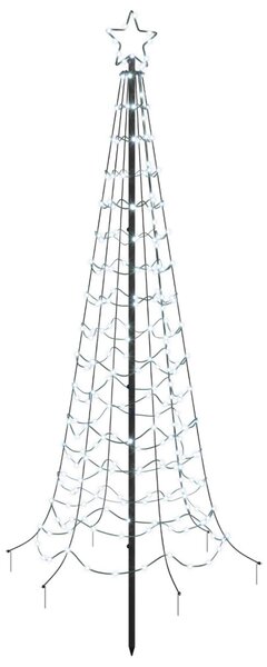 Spirális LED karácsonyfa földbe szúrható tüskével EKENAS 180 cm
