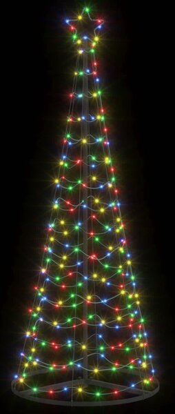 LED spirál karácsonyfa talppal EKENAS 180 cm 220 LED Többszínű