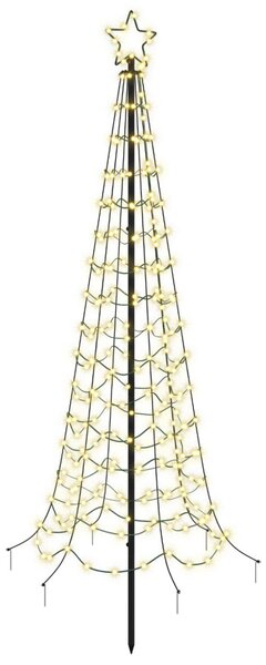 Spirális LED karácsonyfa földbe szúrható tüskével EKENAS 180 cm