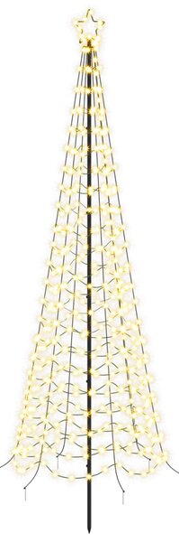 Spirális LED karácsonyfa földbe szúrható tüskével EKENAS 250 cm